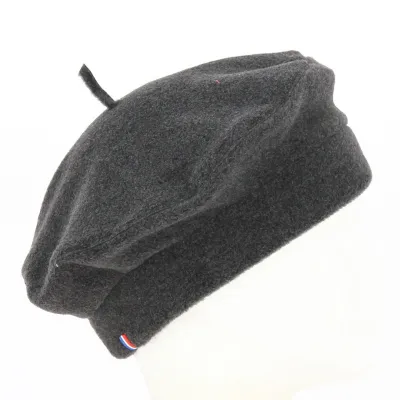 Denise Anthracite Fleece Beret - Traclet Reference: 13440| Traclet Hat Shop
