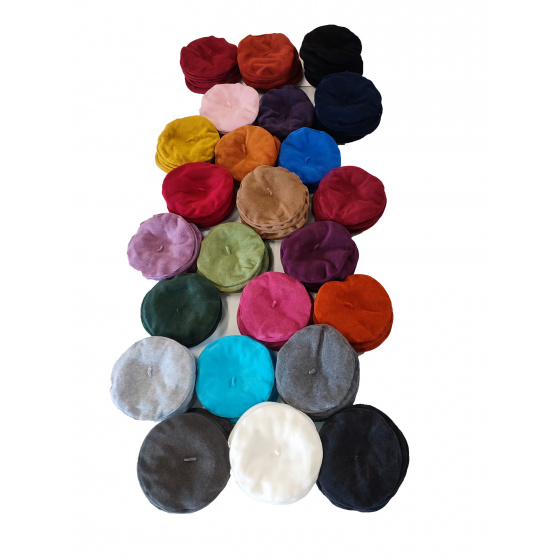 Sky Blue Denise Polar Fleece Beret - Traclet