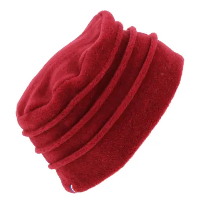Toque polaire Colette Rouge chiné -Traclet Reference : 11198 | Chapellerie Traclet