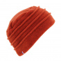Colette burnt orange fleece hat -Traclet
