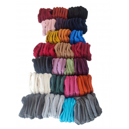 Colette Lilac fleece hat - Traclet