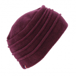 Colette Plum Polar Fleece Toque - Traclet