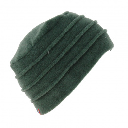Colette Pine Green Polar Beanie - Traclet