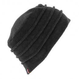 Colette Anthracite fleece hat - Traclet