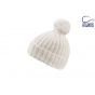 White Fur Pompom Beanie - Atlantis