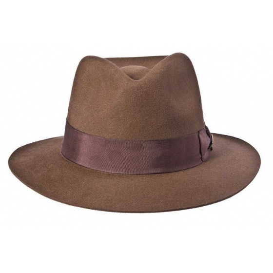 Chapeau Indiana Jones Marron Sous Licences - Feutre Poil