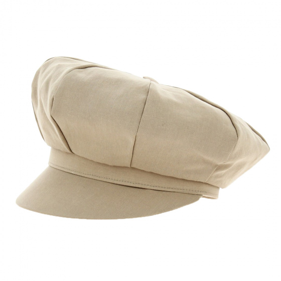Linen Newsboy Cap - Traclet