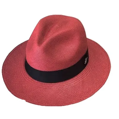 Panama Hat El Panecillo Raspberry - Traclet Hat Shop Reference: 17962| Traclet Hat Shop