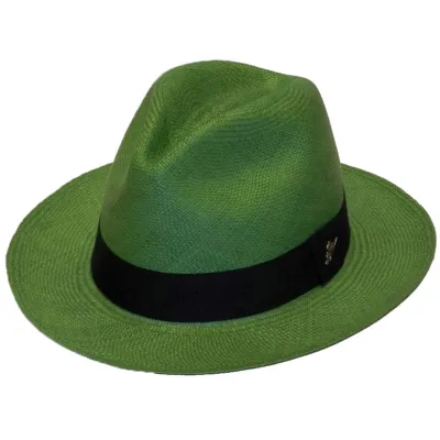 Chapeau Panama El Panecillo Vert  - Chapellerie Traclet Reference : 3700 | Chapellerie Traclet