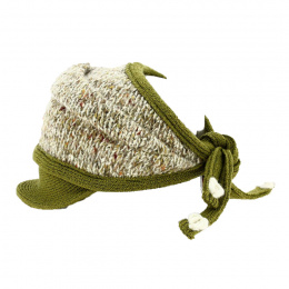 Green Wool Youpi Cap - Traclet