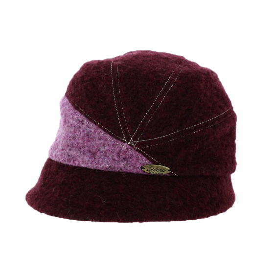 Purple Boiled Wool Hat - Traclet
