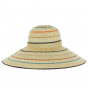 Iris Wide Brim Natural Straw Sun Hat - Traclet
