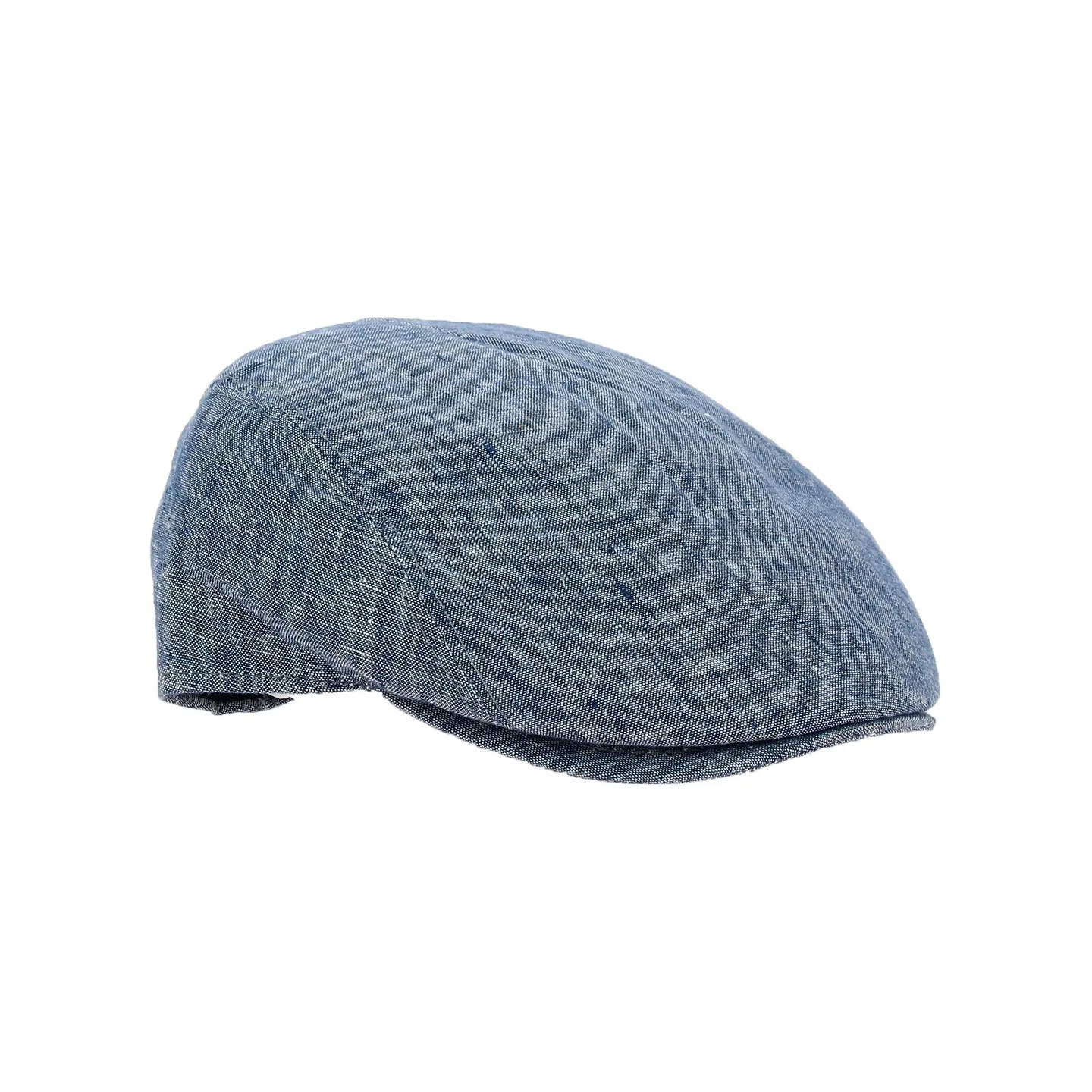 Flat Cap Bang Linen Blue - MTM Reference: 17434 | Traclet Hat Shop