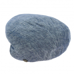 Bang Flat Cap Linen Blue - MTM