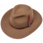 Cheval Traveller Wool Felt Hat Beige - Stetson