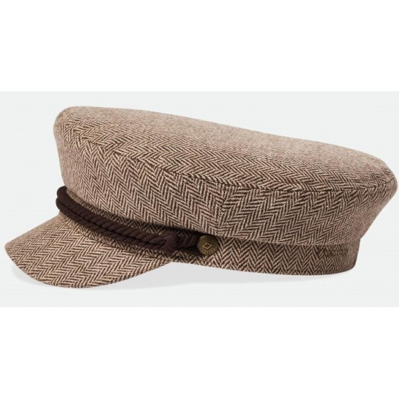 Casquette Marin Fiddler Chevrons Marron - Brixton Casquette Marin Fiddler Chevrons Marron - Brixton