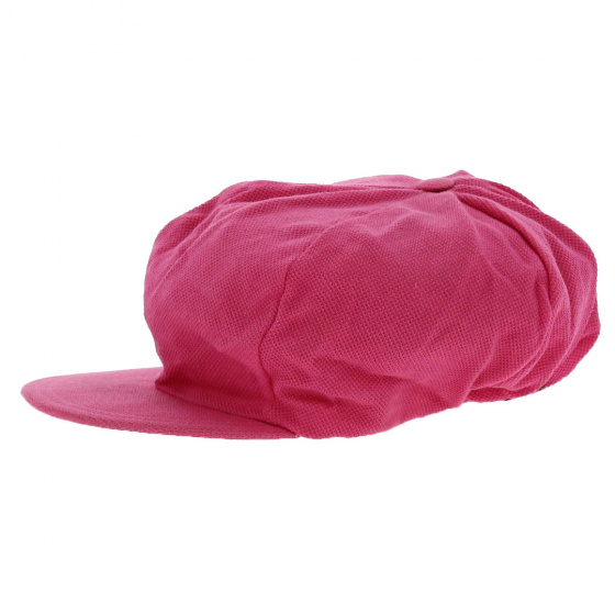 Cotton Honeycomb Newsboy Cap Made in France - Traclet