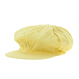 Cotton Honeycomb Newsboy Cap Made in France - Traclet
