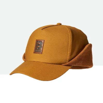 Casquette Snapback Cache-Oreilles Camel - Brixton Référence : 18270 | Chapellerie Traclet
