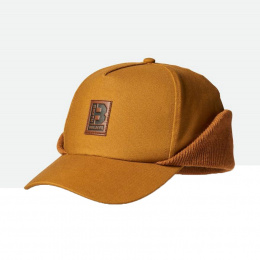 Snapback Cap with Ear Flaps Camel - Brixton
