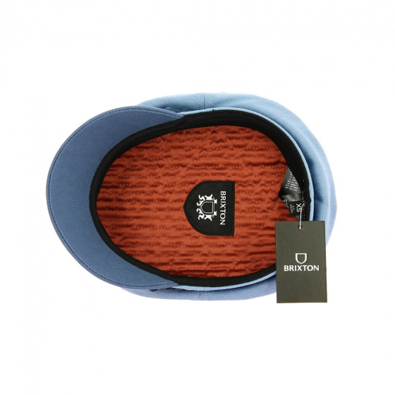 Brown Cotton Flower Fiddler Marine Cap - Brixton