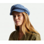 Brown Cotton Flower Fiddler Marine Cap - Brixton
