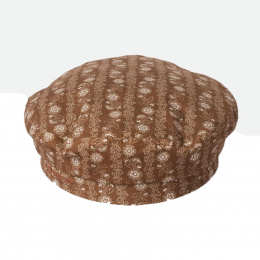 Casquette Marin Fiddler Fleur Coton Marron - Brixton