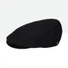 Hooligan Baggy Black Flat Cap - Brixton Reference: 18274 | Chapellerie Traclet
