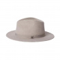 Fedora Messer Packable Mouse Grey Wool Felt Hat - Brixton