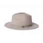Mouse Grey Packable Wool Felt Fedora Hat - Brixton