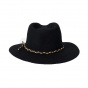 Black Wool Felt Messer Western Hat - Brixton