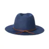 Chapeau Traveller Wesley Bleu chiné - Brixton Reference : 18284 | Chapellerie Traclet