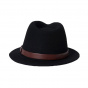 Baby Messer Wool Felt Fedora Hat Black - Brixton