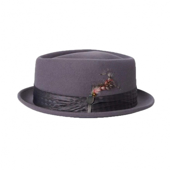 Chapeau Stout Gris - Brixton
