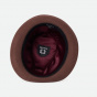 Brown Gain Wool Felt Trilby Hat - Brixton