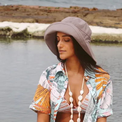 Chapeau Traveller Lightweight Fibres Naturelles Ivoire- Rigon Headwear Reference : 9468 | Chapellerie Traclet