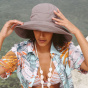 Brown Traveller Wide Brim Hat - House of Ord
