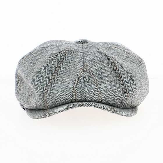Gavroche Brood Baggy Herringbone Cap Light Grey - Brixton