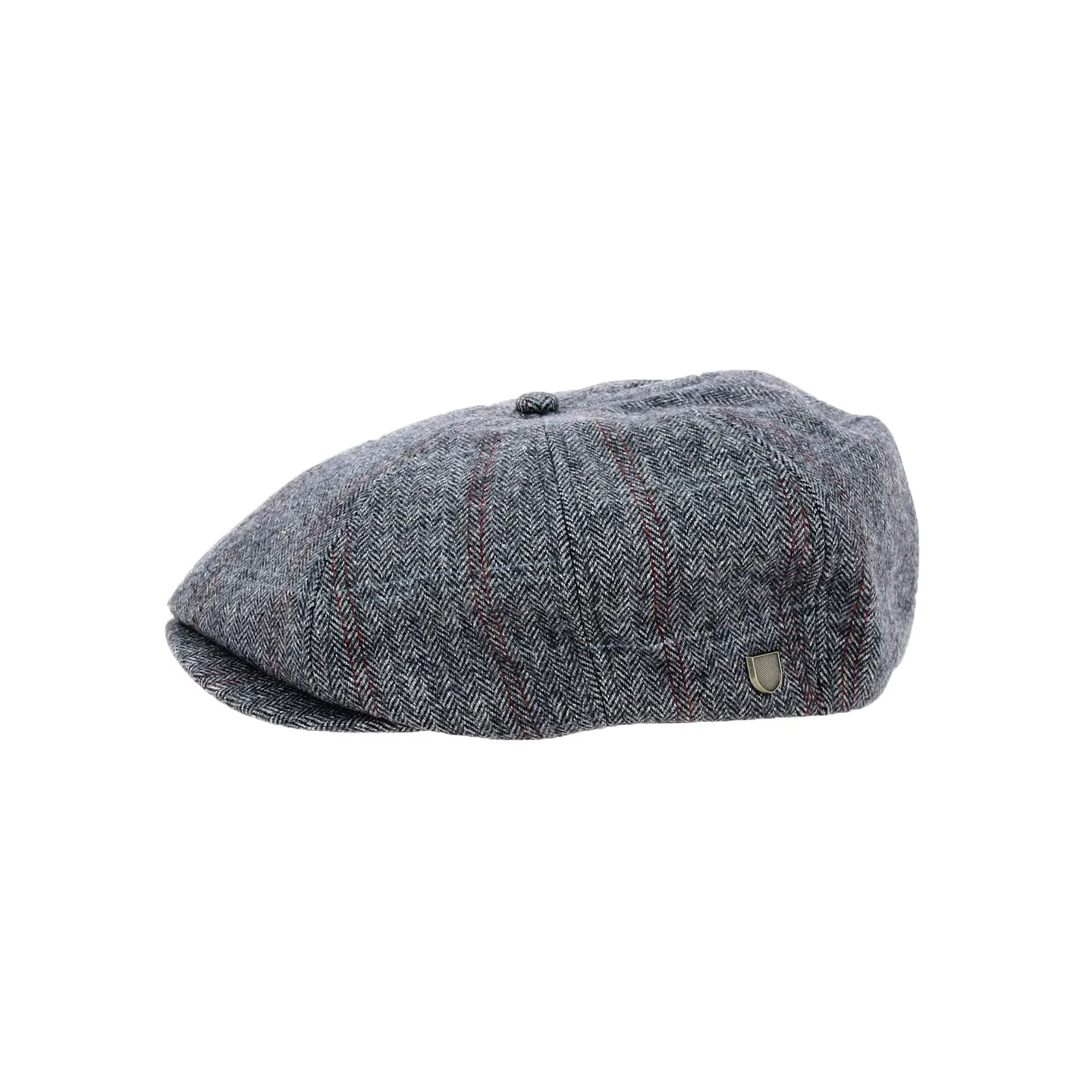 Casquette Gavroche Brood à Chevrons Marine - Brixton Référence ! 18295 | Chapellerie Traclet