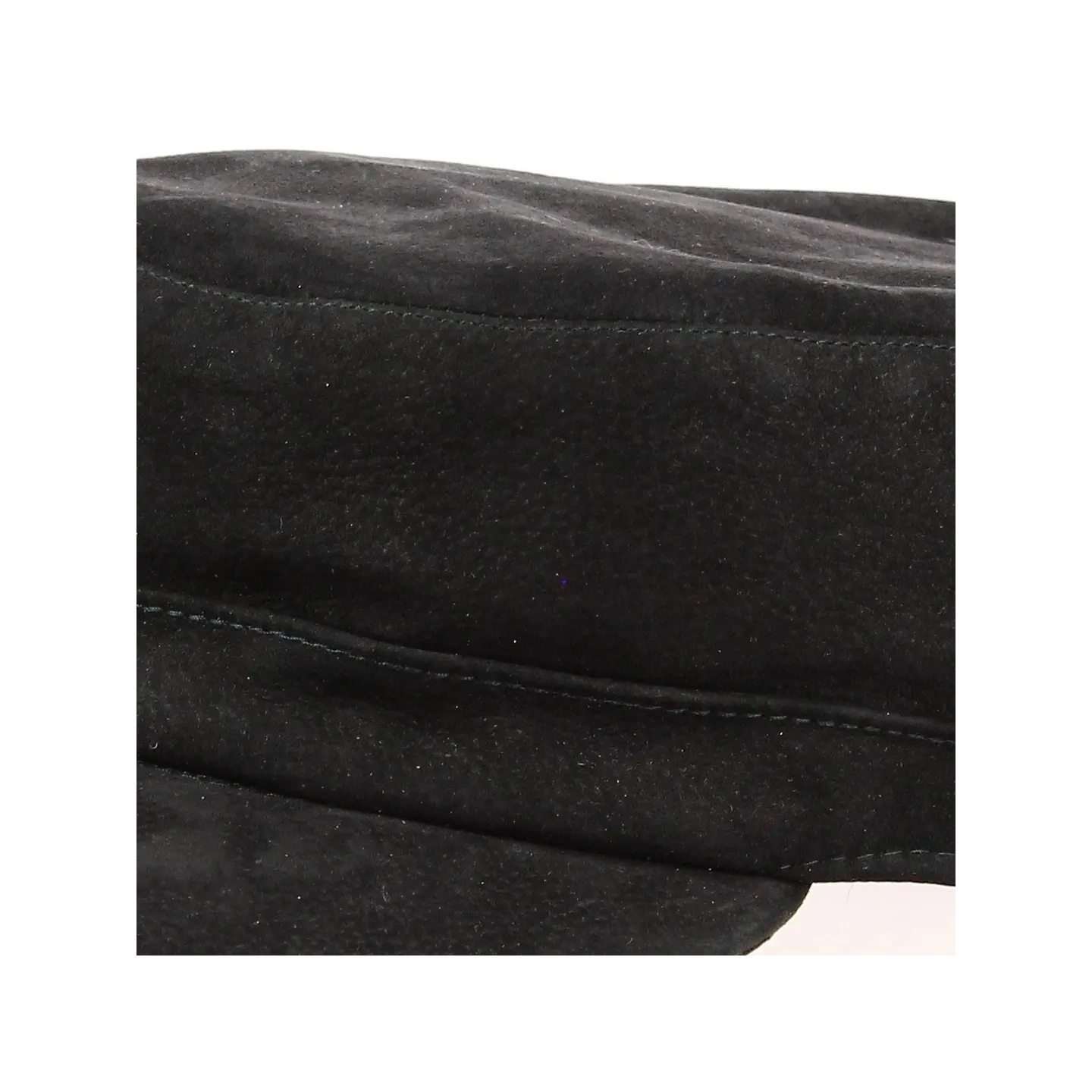 Black Leather Cuban Cap - City Sport Reference: 16527