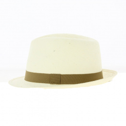 Chapeau Trilby Paille Papier Naturel - Crambes