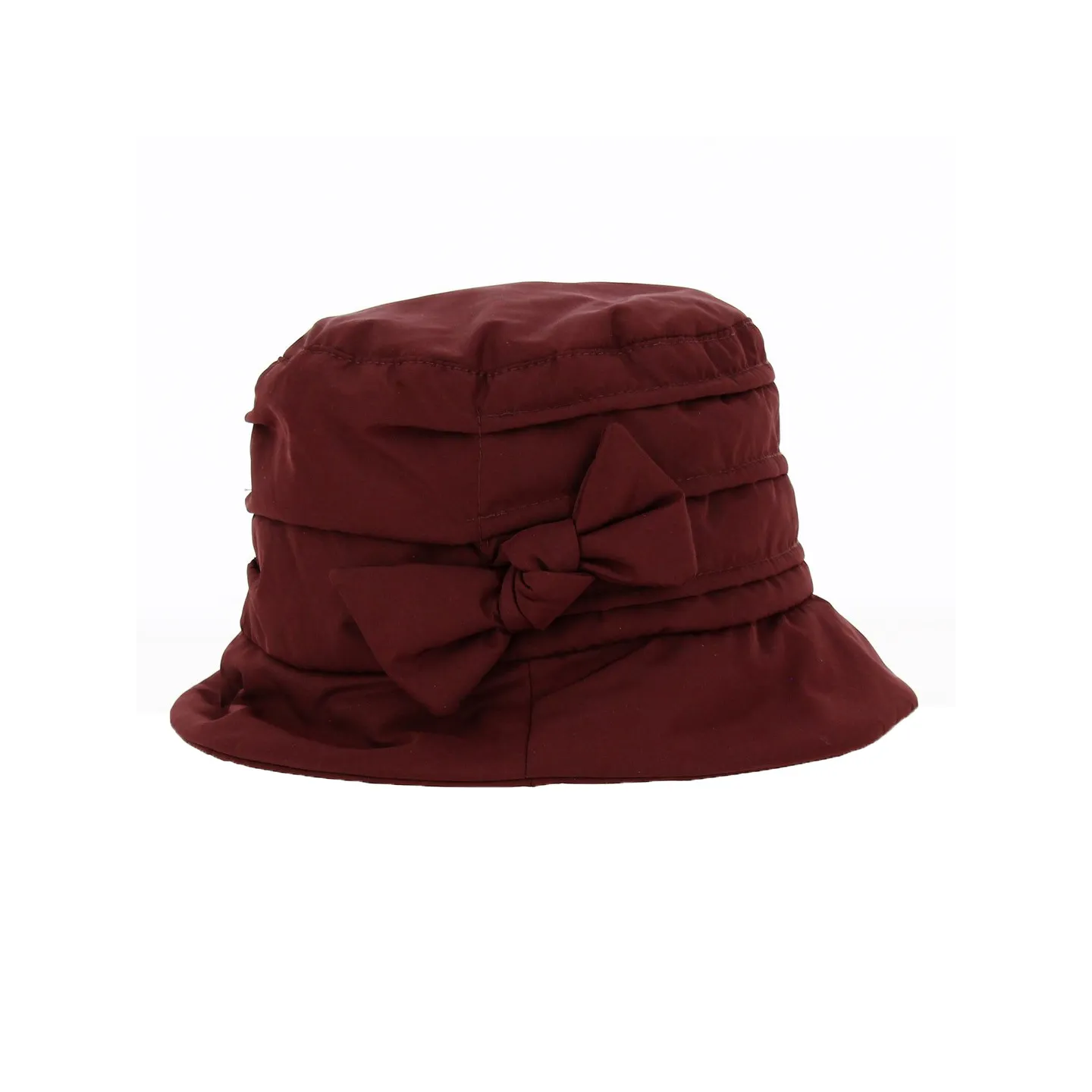 Chapeau de pluie Bordeaux Laine Imperméable - Traclet Référence : 18307 | Chapellerie Traclet
