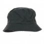 Black Ear-covering Rain Hat - Pipolaki