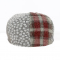 Domed Patchwork Linen and Cotton Cap - Traclet