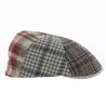 Domed Patchwork Linen and Cotton Cap - Traclet Reference: 11719 | Traclet Hat Shop