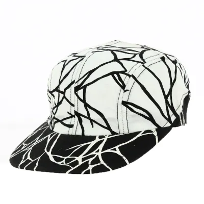 Black and White Baseball Cap - Torpedo Reference: 18331 | Traclet Hat Shop