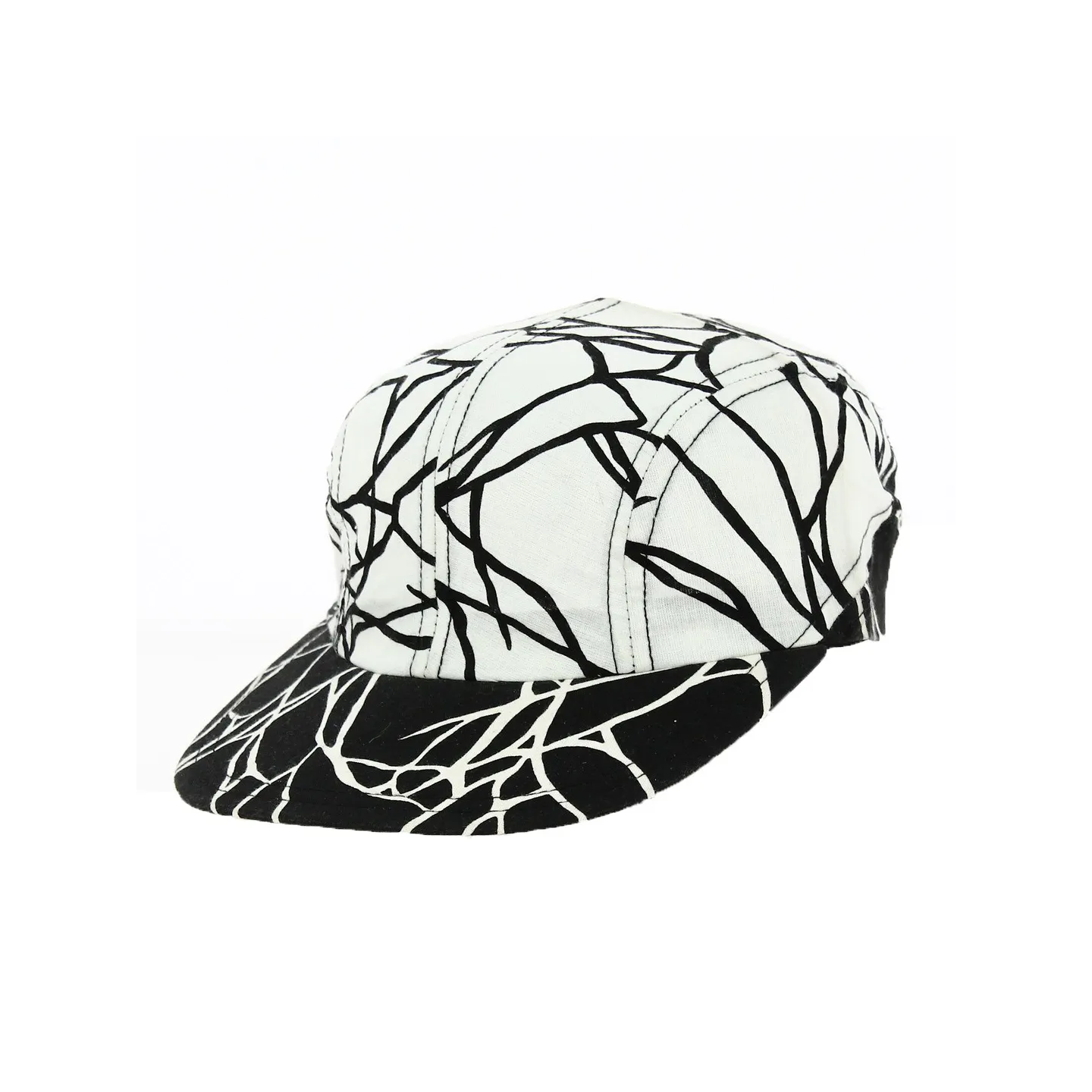 Black and White Baseball Cap - Torpedo Reference: 18331 | Traclet Hat Shop