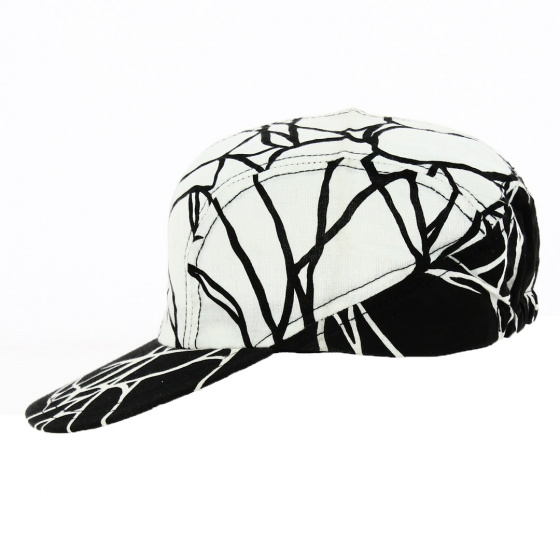 Black and White Baseball Cap - Torpedo