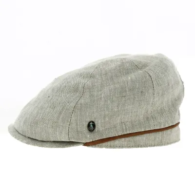 Adam Linen Heathered Beige Cap - City Sport Reference: 7392 | Traclet Hat Shop