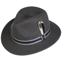 Chapeau Traveller Feutre Laine Gris - Stetson Reference : 18337 | Chapellerie Traclet